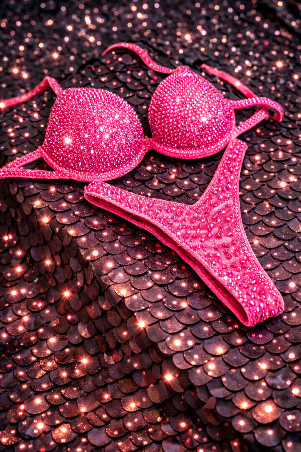 Bikinis with stones, npc and IFBB