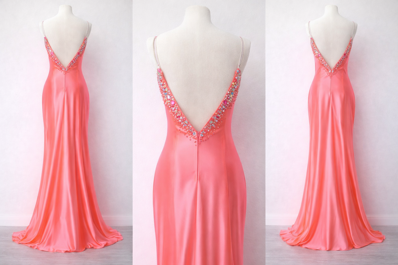 FeFenix Coral Glow Dress