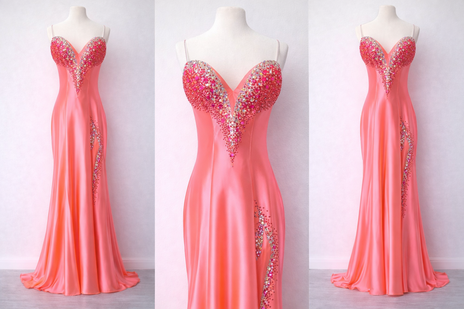FeFenix Coral Glow Dress